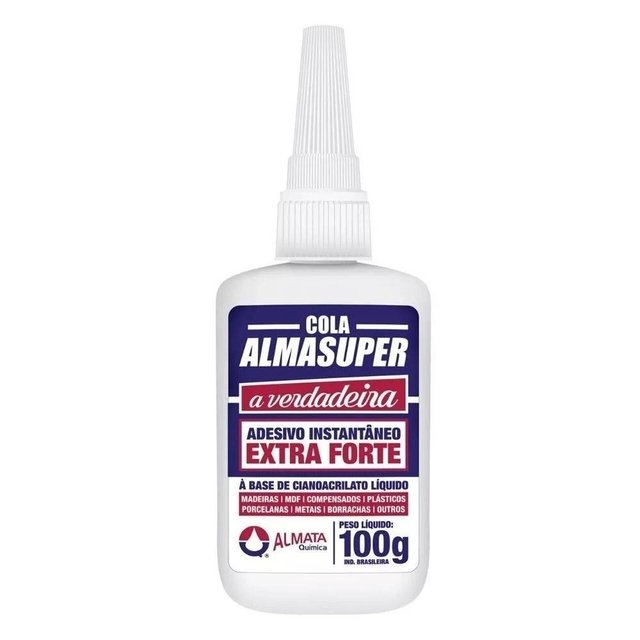 COLA CIANOCRILATO ALMASUPER ULTRARRAPIDO AEP401 - 100GRAMAS